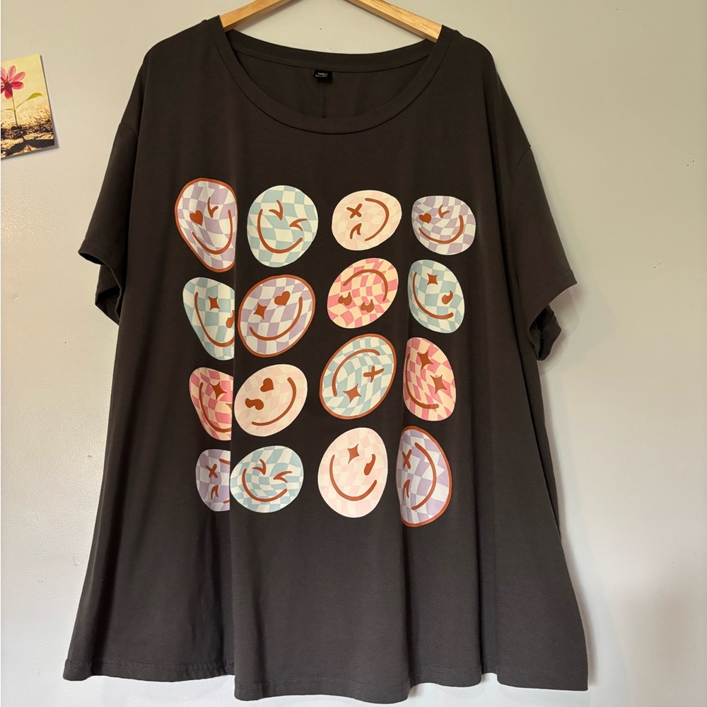 Shein smiley face shirt
